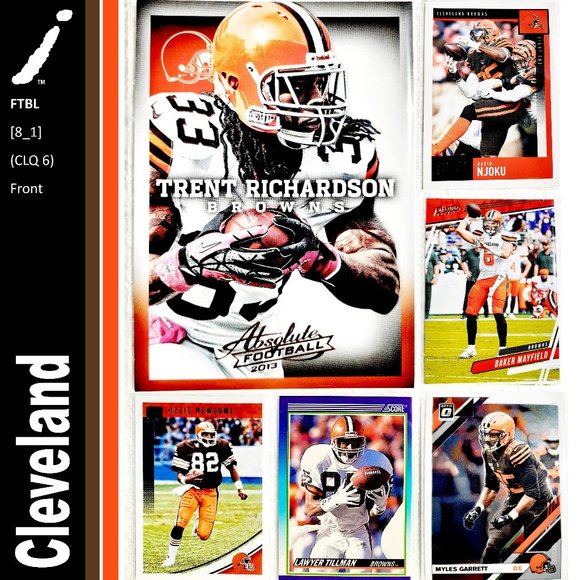 NFL Other - Cleveland Browns 6 Card Lot - FTBL [8_1]